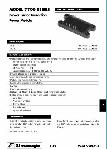 7700 2a Bi Module Guaranteed Trusted IMPOCHIPS