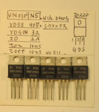 Vn0109n5 Supertex Mosfet Guaranteed Trusted IMPOCHIPS