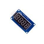 4 Digit Digital Tube Display Module, 4 Digit Clock Led Brightness Adjustable Tm1637 Driver2