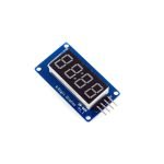 4 Digit Digital Tube Display Module, 4 Digit Clock Led Brightness Adjustable Tm1637 Driver3
