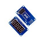 4 Digit Digital Tube Display Module, 4 Digit Clock Led Brightness Adjustable Tm1637 Driver5
