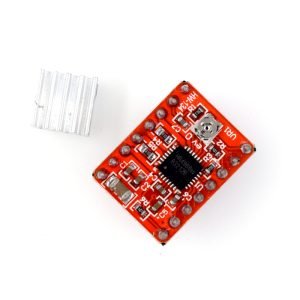 A4988 Drv8825 Stepper Motor Driver Module 3d Printer Accessory Board Reprap With Heat Sink1