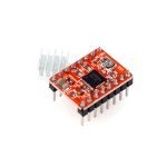 A4988 Drv8825 Stepper Motor Driver Module 3d Printer Accessory Board Reprap With Heat Sink2