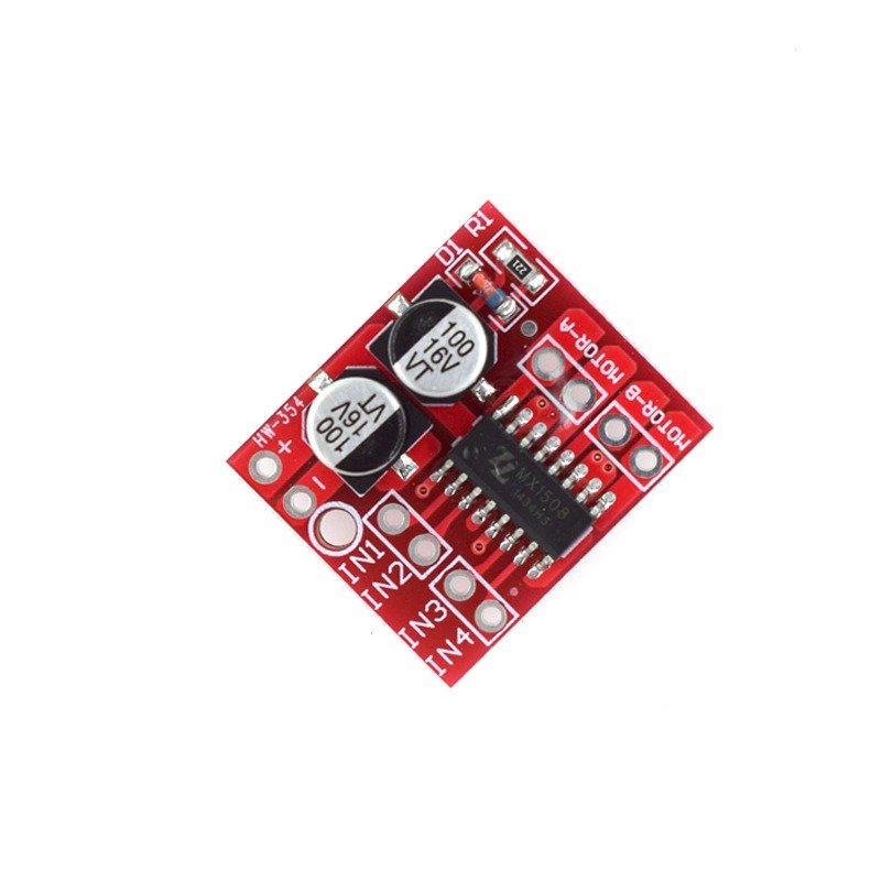 L298n 2 Way Dc Motor Driver Board Module, Forward And Reverse Pwm Speed Regulation, Mini L298n Dual H Bridge Stepper Motor 1