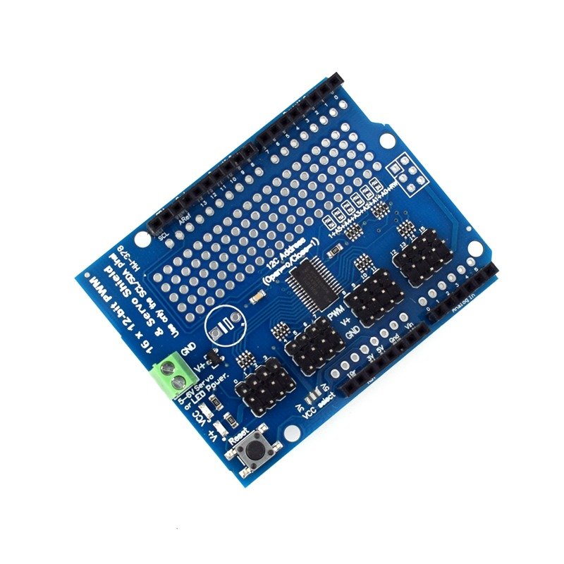 Servo Driver Module Shield 16 Channel 12 Bit Pwm I2c Interfa Pca9685 1