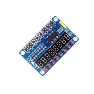 Tm1638 Button Digital Tube Led Display Module 8 Bit Digital Tube Led Button Electronic Module 1