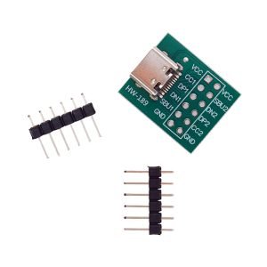 Typec Usb Adapter Pin Dip Female Seat B Type Adapter Board Soldered Female Head Typec Feeding Pin 1