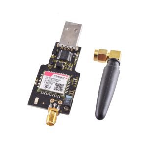 Usb To Gsm Serial Port Gprs Sim800c Module With Bluetooth Computer Control For Making Calls