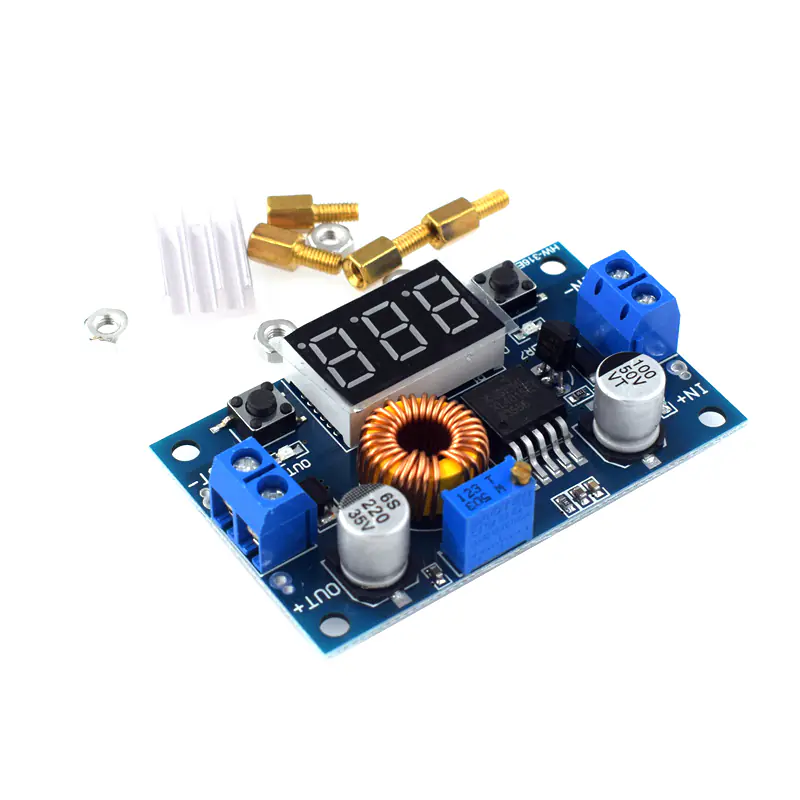 XL4015 5A high power 75W DC-DC adjustable step-down module with ...