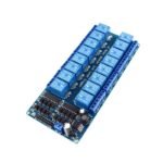 LM2576 16-channel 5V/12V relay module relay control board with optocoupler protection strip LM2576 power module IMPOCHIPS
